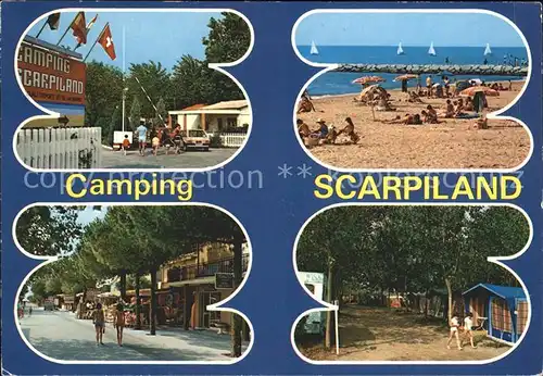 Ca Pasquali Camping Scarpiland Strand