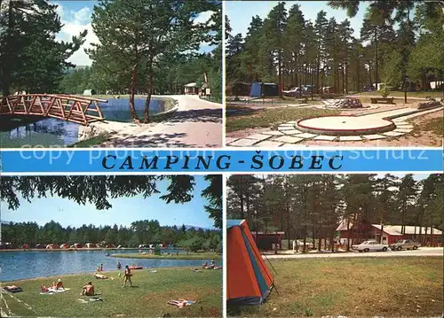 Sobec Camping Badestrand Minigolf Kat. Lesce