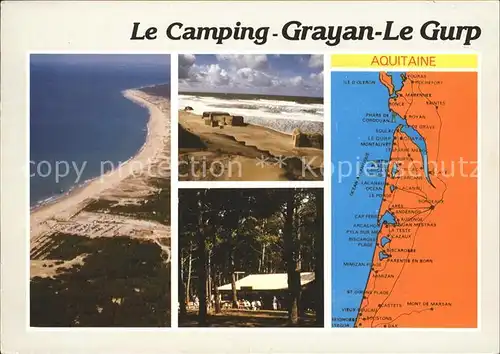 Grayan le Gurp Cote Aquitaine Camping Municipal Plage