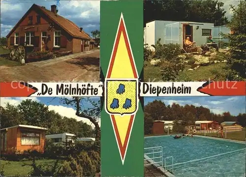 Diepenheim Camping De Moelnhoefte Swimming Pool Bungalow Kat. Diepenheim