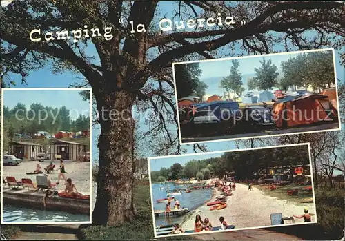 Lazise Lago di Garda Camping la Quercia Strand Kat. Lazise