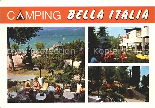 Peschiera Camping Bella Italia Bungalow Kat. Lago di Garda Italien