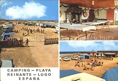 Ribadeo Camping Playa Reinante Strand Restaurant