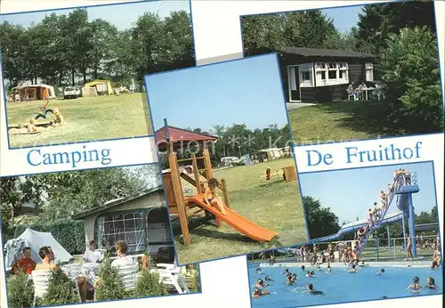 Klijndijk Camping De Fruithof Bungalowpark Kinderspielplatz Schwimmbad