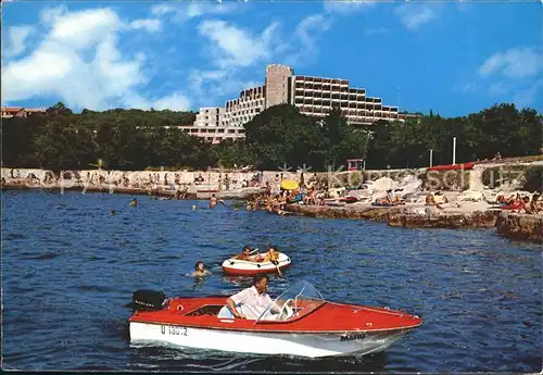 Porec Hotel Rubin Strand Motorboot Kat. Kroatien