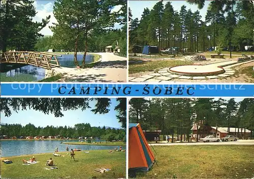 Sobec Camping Minigolf Strand Ferienhaus Bruecke Kat. Lesce