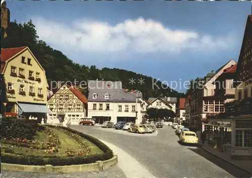 Bad Berneck Marktplatz Kat. Bad Berneck Fichtelgebirge