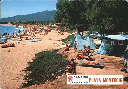 Tarragona Costa Dorada Camping Caravaning Playa Montroig Kat. Costa Dorada Spanien