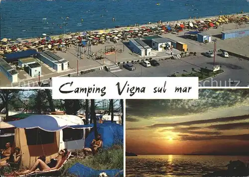 Lido di Pomposa Camping Vigna sul mar Strand Seepanorama Kat. Ferrara