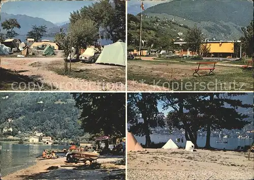 Lago Maggiore Camping Lido Mappo Tenero Teilansichten Kat. Italien