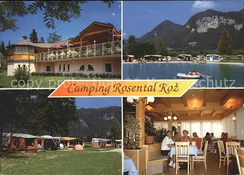 Gotschuchen Camping Rosental Roz Ausflugsrestaurant Badesee Zeltplatz Kat. Wolfsberg