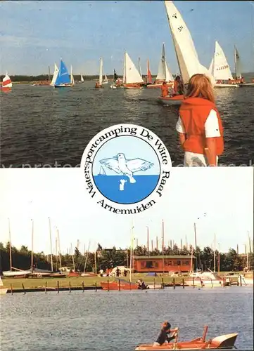 Arnemuiden Watersportcamping De Witte Raaf Segelpartie Kat. Middelburg Zeeland