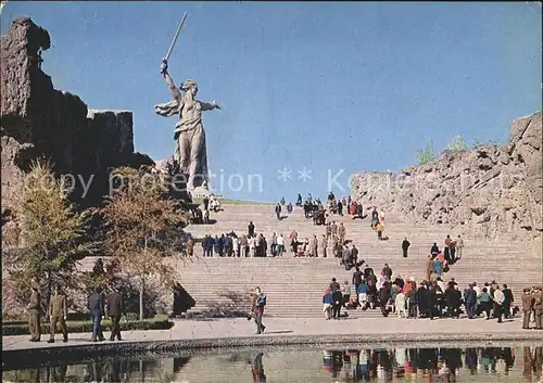 Wolgograd Monumentalstatue Mutter Heimat ruft Kat. Wolgograd