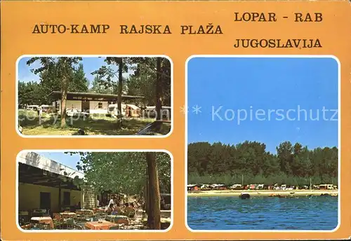 Lopar Auot Kamp Rajska Plaza