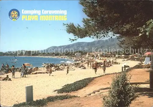 Tarragona Camping Caravaning Playa Montroig  Kat. Costa Dorada Spanien