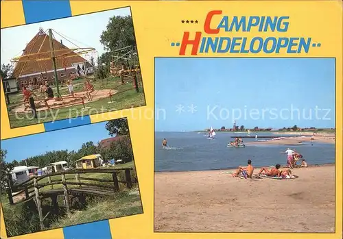 Hindeloopen Camping Hindeloopen Strand Spielplatz Kat. Niederlande