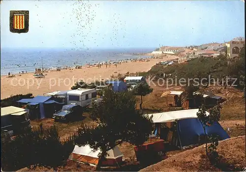 Tarragona Camping la Masia Playa de La Almadraba  Kat. Costa Dorada Spanien