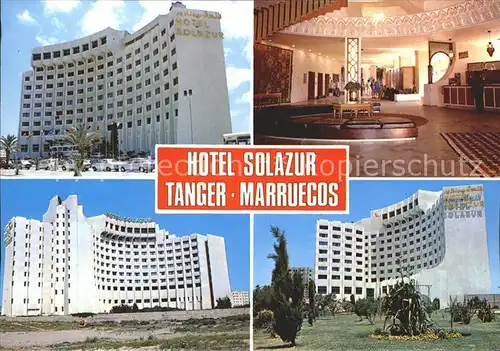 Tanger Tangier Tangiers Hotel Solazur Marruecos Kat. Marokko
