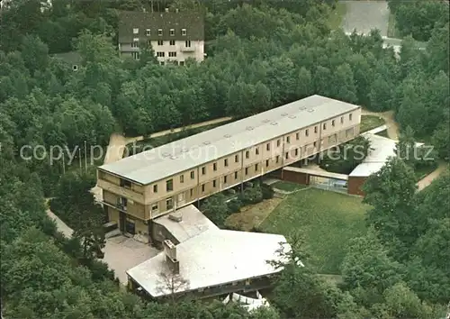 Bonn Rhein Jugendherberge Fliegeraufnahme Kat. Bonn