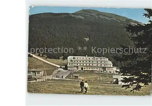 Krkonose Gewerkschaftserholungsheim Spindlerova bouda Kat. Polen