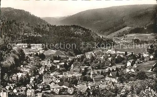 Herrenalb Loeffenau Schwarzwald Totalansicht Kat. March