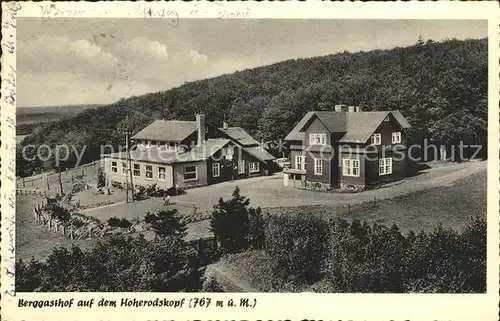 Hoherodskopf Berggasthof  Kat. Schotten