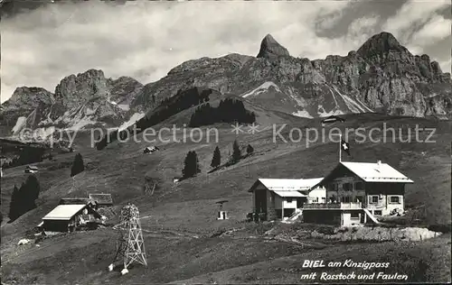 Biel Kinzigpass Rosstock Faulen Berggasthaus Seilbahnstation Kat. Buerglen UR