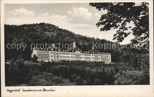 Deggendorf Donau Sanatorium am Hausstein / Deggendorf /Deggendorf LKR