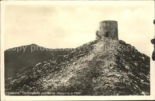 Laurana Lungomare Osservatorio del Monte Maggiore Kat. Italien