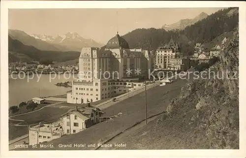 St Moritz Bad GR Grand Hotel Palace Hotel Kat. St Moritz