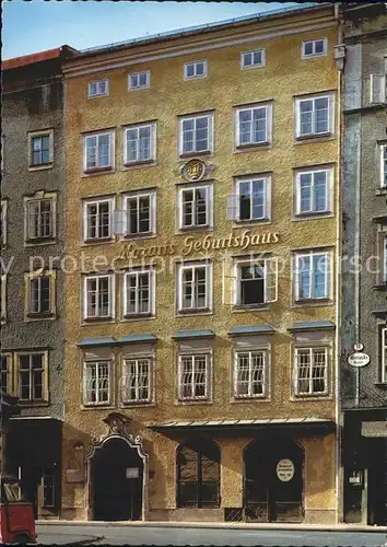 Salzburg Oesterreich Mozarts Geburtshaus Kat. Salzburg