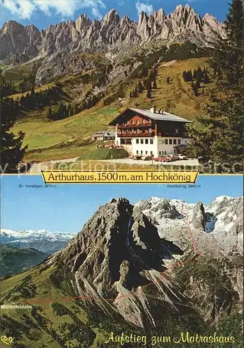 Hochkoenig Arthurhaus Kat. Muehlbach am Hochkoenig