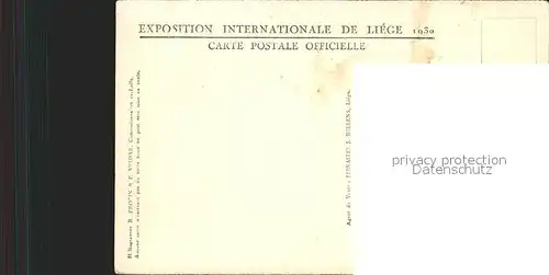 Exposition Liege 1930 Pavillon Scolaire  Kat. Luettich