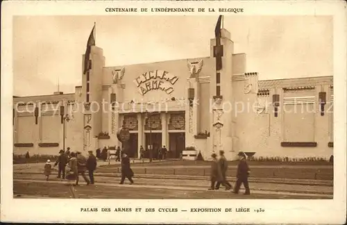 Exposition Liege 1930 Palais des Armes et des Cycles  Kat. Luettich