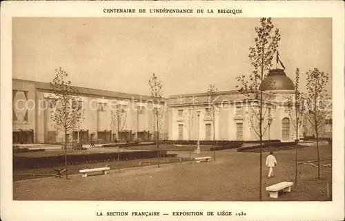 Exposition Liege 1930 Section Francaise  Kat. Luettich