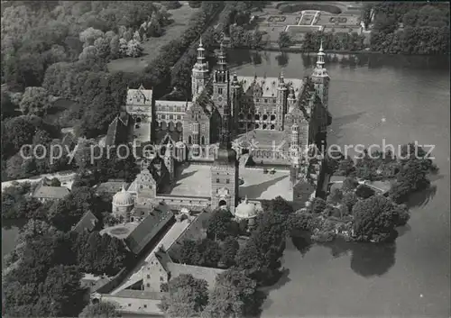 Hillerod Frederiksborg Slot Fliegeraufnahme Kat. 