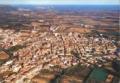 Torroella de Montgri Fliegeraufnahme Kat. Baix Emporda