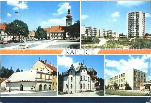 Kaplice Okres Cesky Krumlov Vitezneho unora Nova vystavba Gymnazium Kat. Tschechische Republik