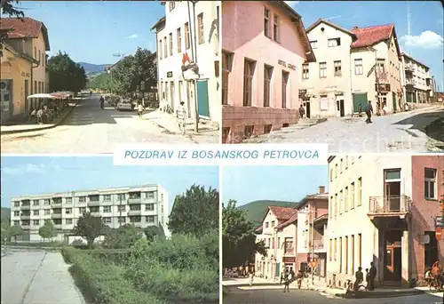 Bosanski Petrovac Strassenansicht Hotel Grmec  Kat. Bosnien Herzegowina