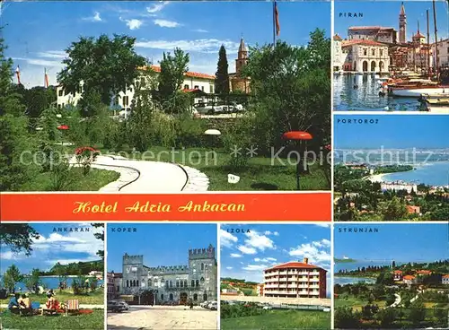 Ankaran Hotel Adria Strunjan Izola Koper Piran Kat. Slowenien