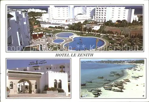 Hammamet Hotel Le Zenith Swimmingpool Strandpartie Kat. Tunesien