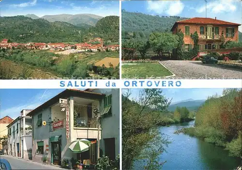 Ortovero Albenga Ristorante La Quiete e Cacciatori Scorcio fiume Aroscia Scorcio panoramico