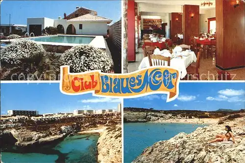 Calas de Mallorca Club Blaues Meer Swimmingpool Gastraum Strandpartie Kat. Mallorca