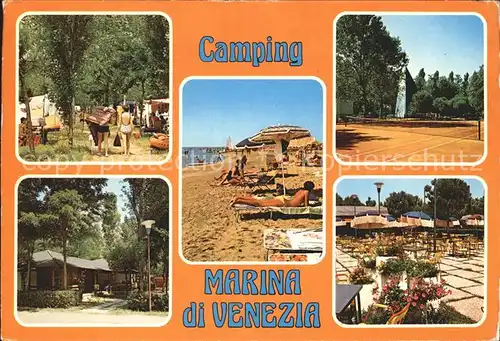 Punta Sabbioni Camping Marina di Venezia Strand Tennis Gaststaette Kat. Venezia Venedig