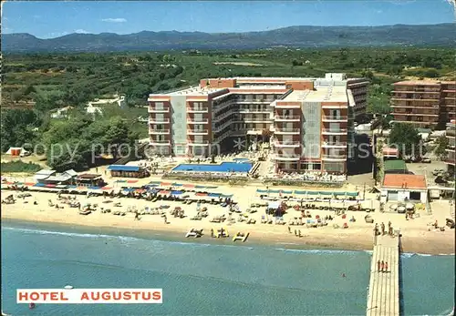 Salou Hotel Augustus Playa Fliegeraufnahme Kat. Tarragona Costa Dorada