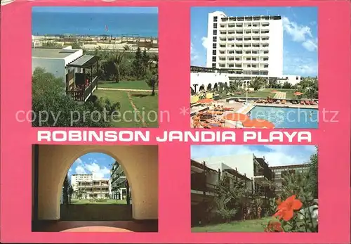 Jandia Robinson Club Hotel Swimmingpool Teilansichten Kat. Fuerteventura Kanarische Inseln