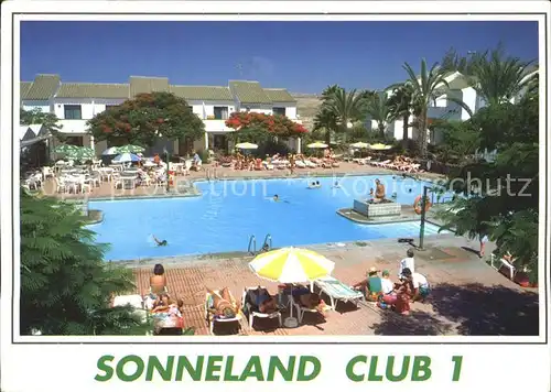 Maspalomas Sonneland Club 1 Swimmingpool Kat. Gran Canaria Spanien