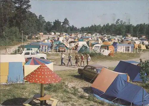 Swietousc Camping Tramp Wojewodzkiego Przedsiebiorstwa Uslug Turystycznych Pomerania / Swietousc /Kamien Pomorski