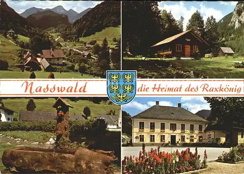Nasswald Panorama Hubners Gedenkstaette Holzbrunnen Gasthof Oberhof