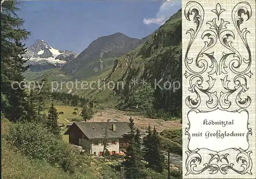 Tirol Region Koednitztal mit Grossglockner Kat. Innsbruck